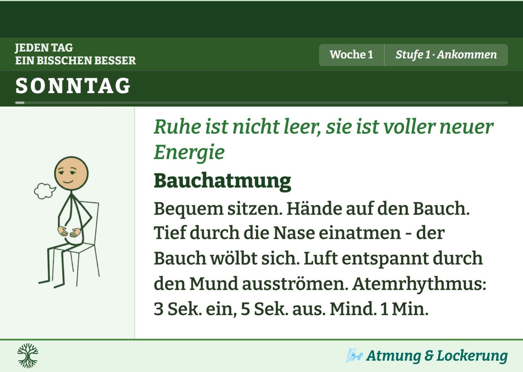 Beispiel-Kalenderblatt aus der PDF-Version